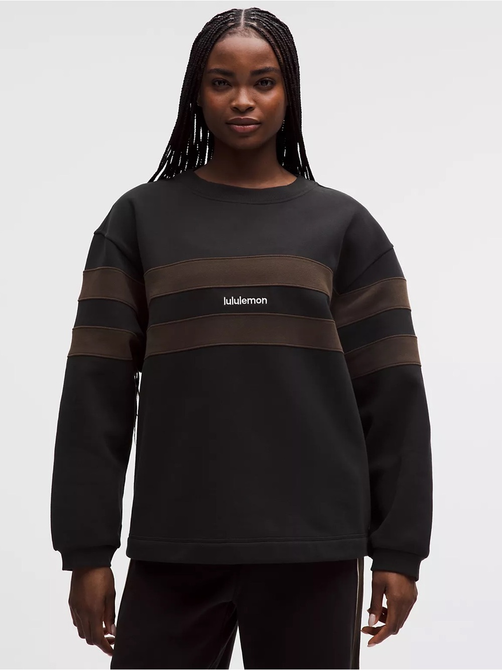 Lululemon Women's Steady State Oversized Pullover
Stripe XS